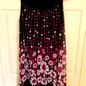 Connected Apparel Floral Print Casual Dress